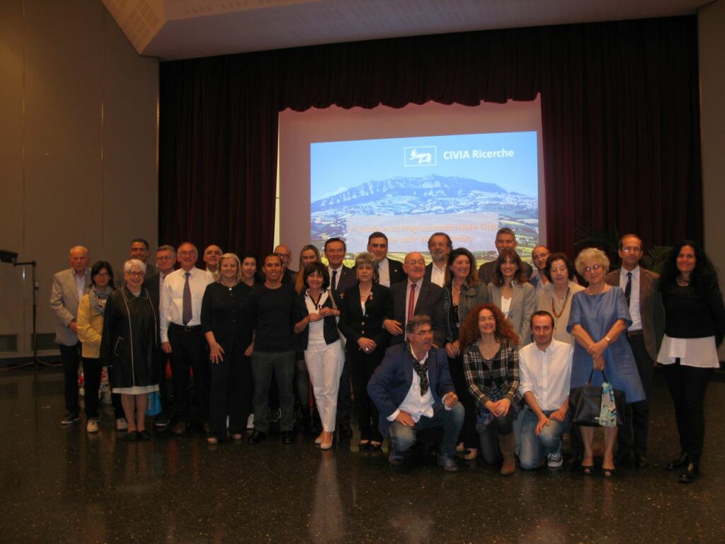 Relatori e presenti alla 1^ Conferenza programmatica delle città italiche sulle vie dell'ambra